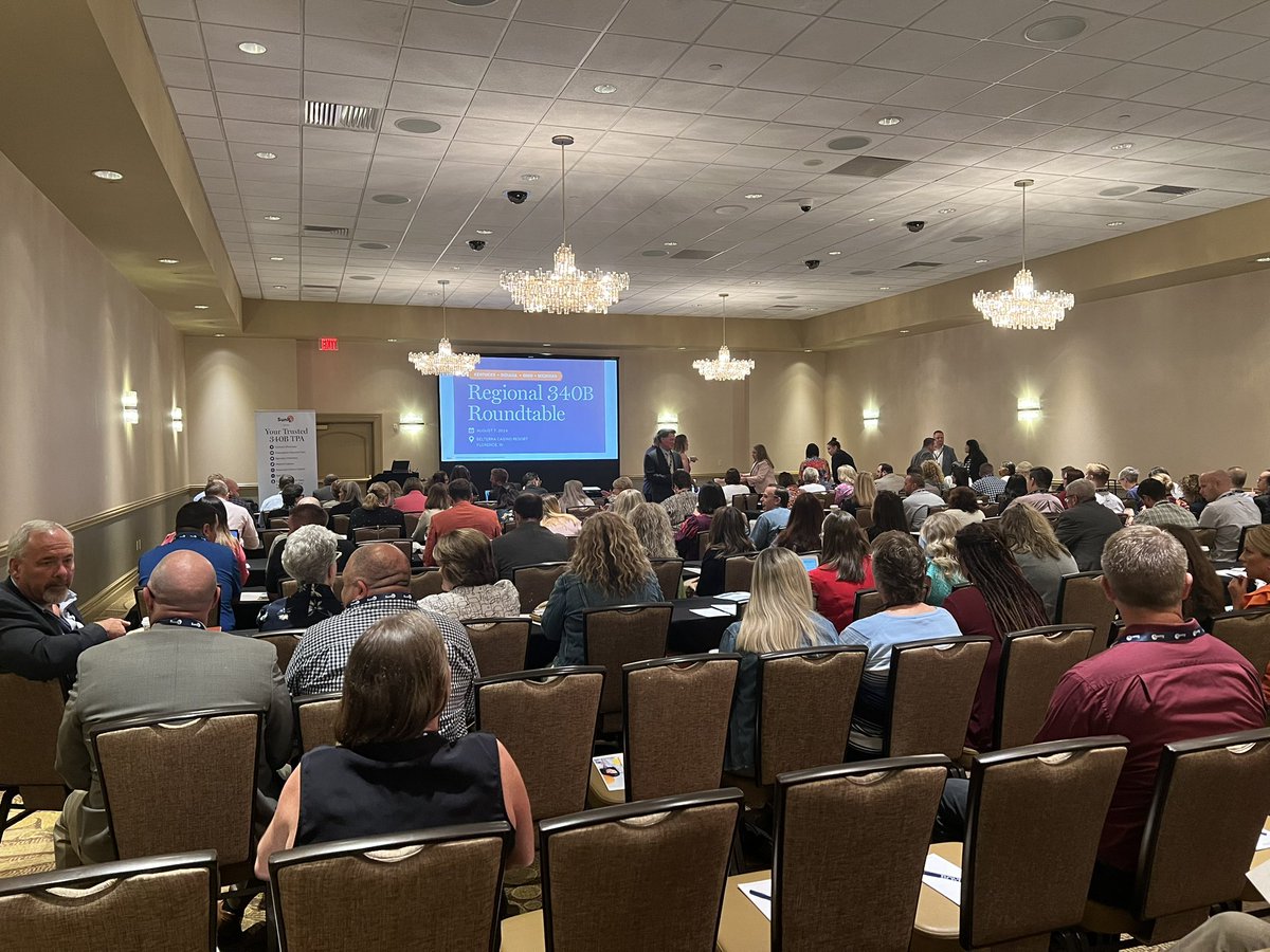 Getting ready for the first Regional 340B Roundtable! Grateful for the partnership with @SUNRx340B to host this event! 
Looking forward to hearing <a href="/eakuttz/">Elizabeth Kutter</a> present this afternoon!