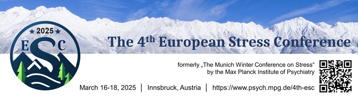 Do you wanna escspe from stresses of everyday life and engage in stimulating discussions on latest stress research with selected, renowned experts? Try out this psych.mpg.de/4th-esc