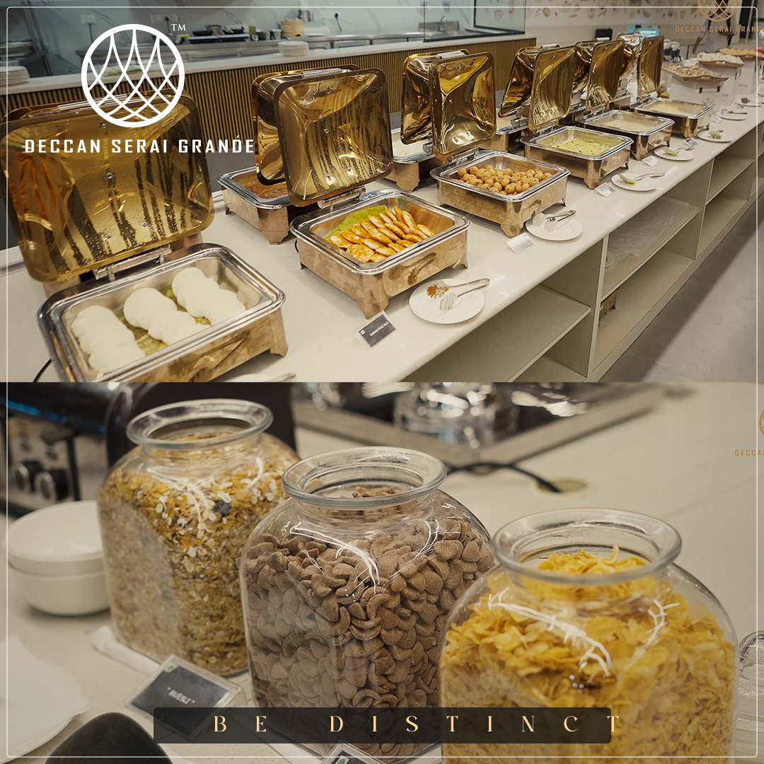 deccan_serai's tweet photo. Experience a diverse and exquisite buffet at Deccan Serai Grande. Enjoy a variety of delicious dishes, perfect for any palate. Join us and make your dining experience distinct and memorable!

#DeccanSeraiGrande #Hyderabad #Buffet #LuxuryDining #FoodLovers https://t.co/9bgYbG0ru9