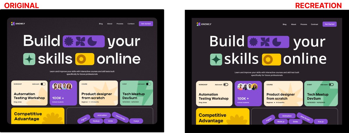 tina_uxdesigner's tweet photo. It's day 38 of #70Rad
I worked on this #tech #educationalplatform
What do you think about it?

Original by @LizaKostovera on Dribbble
#learningplatform #lms #edutech #websitedesign #learning #landingpage #uidesign #uiux #techskills #techlife #techie #designchallenge #designtrends https://t.co/N4oZoOmmTq