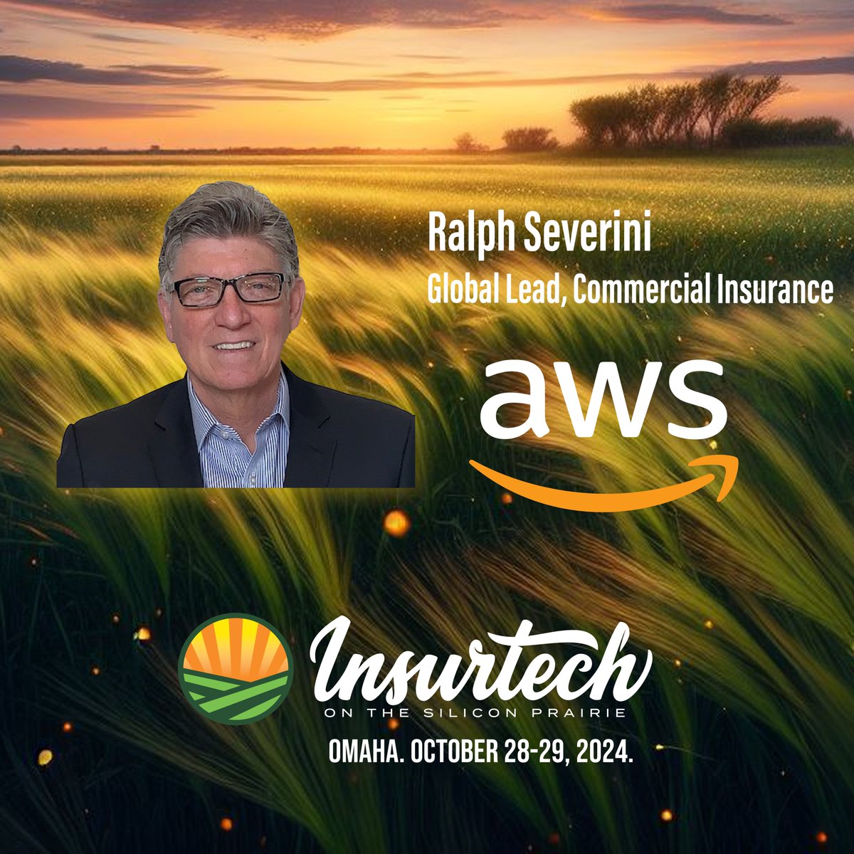 We're thrilled Amazon Web Service's (AWS) global insurance sector lead Ralph Severini will be joining us at Insurtech on the Silicon Prairie! October 28-29, in Omaha. Register today at siliconprairienebraska.com
#insurtech #innovation #dontmissout