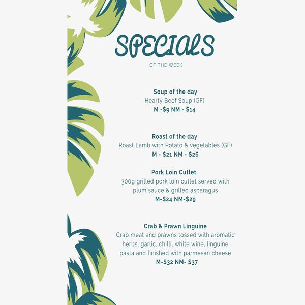 HoppersCSC's tweet photo. 🥣 Come on into our bistro &amp; enjoy the following specials for this week. 
☎️ (03) 9748 6699 call now to book a table!
56-84 Hogans Road, Hoppers Crossing
#bistro #hopperscrossingsportsclub https://t.co/SiKzxOjjAB