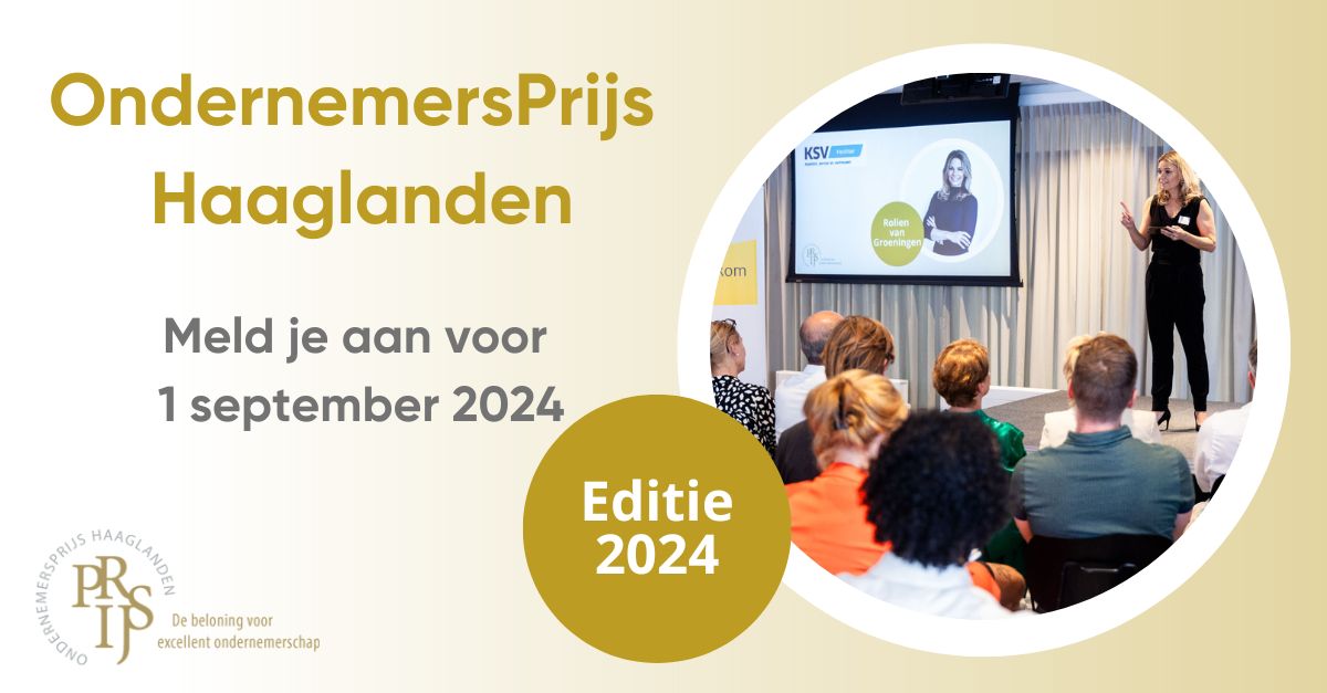 We zijn weer op zoek naar succesvolle, innovatieve en inspirerende ondernemers! Ben jij ondernemer in de regio Haaglanden met een duidelijke ondernemersvisie? Dan kun jij kans maken op de OndernemersPrijs Haaglanden. Meld je nu aan. ⬇ 
ondernemersprijs-haaglanden.nl