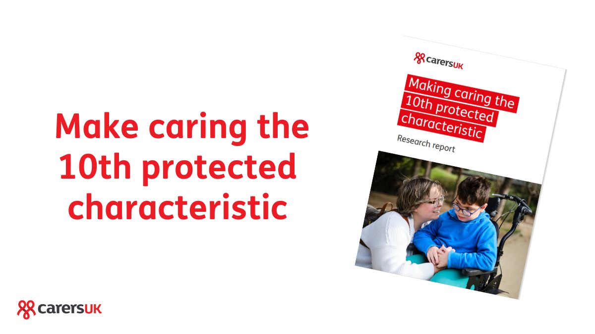 Why should caring be a protected characteristic? A thread 🧵 (1/8)