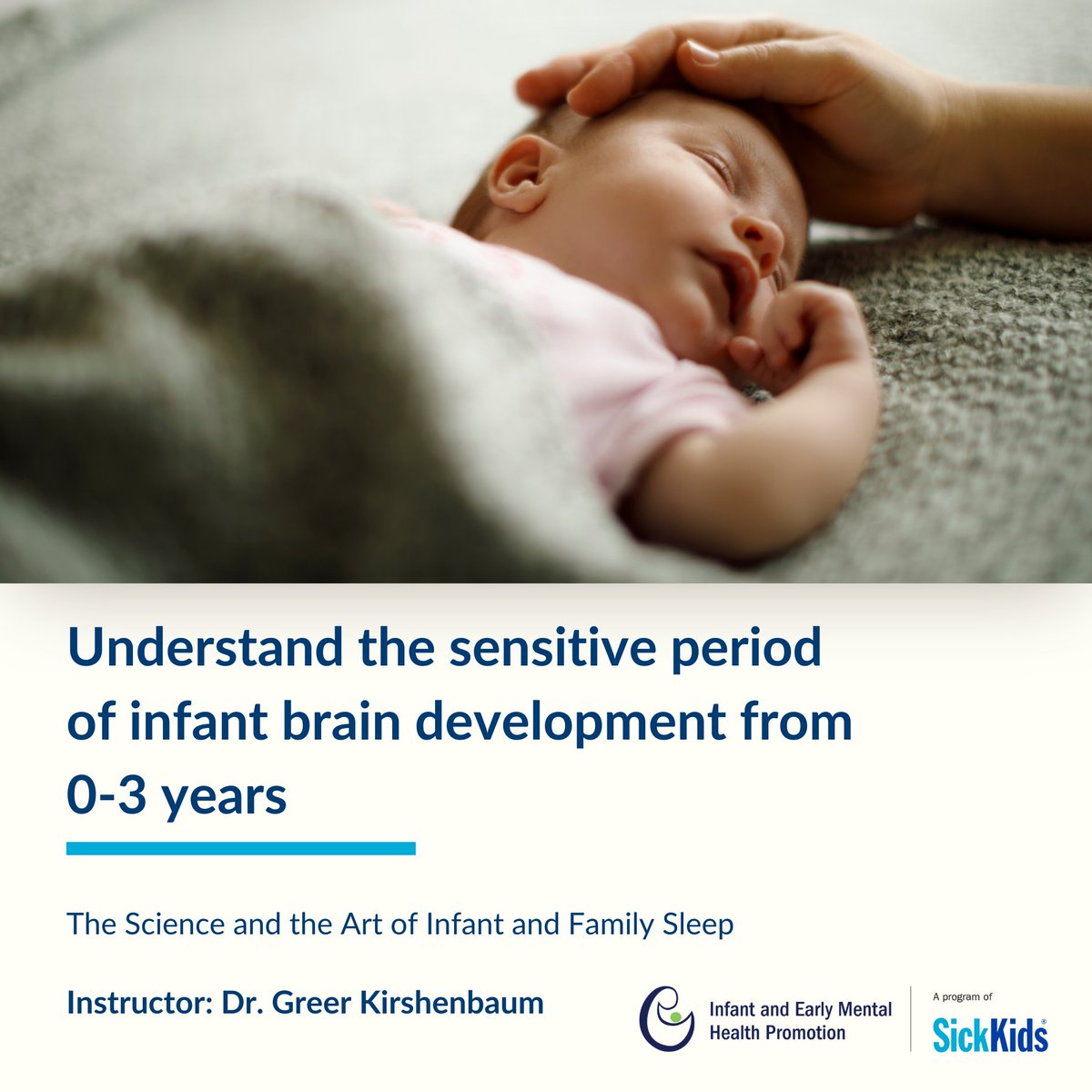 IEMH_Promotion's tweet image. 🌟 New Workshop Alert! 🌟 Join us for "The Science and the Art of Infant and Family Sleep" with Dr. Greer Kirshenbaum. Learn to support parents and optimize infant sleep. #InfantSleep #BrainDevelopment #Training  imhpromotion.ca/The-Science-an…
