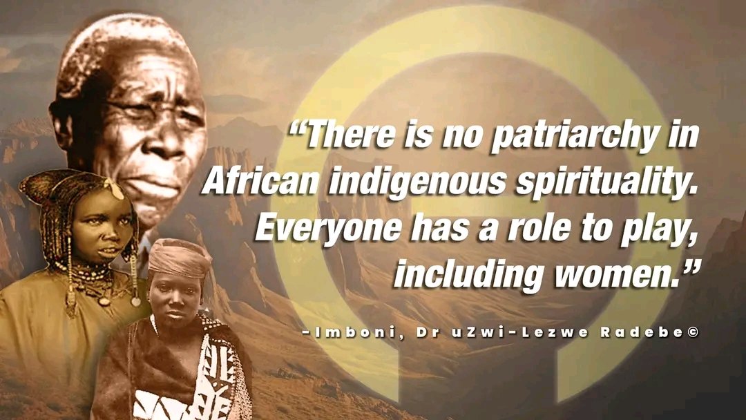 Xhosa35176379's tweet photo. Patriarchy is a foreign concept in Africa ngoba even women had a crucial role to play in pre colonial times.

That's why we are told of the likes of Gogo uNongqawuse, gogo Mantsopa, Mkabayi etc who were formidable women https://t.co/5EInzAWpc9