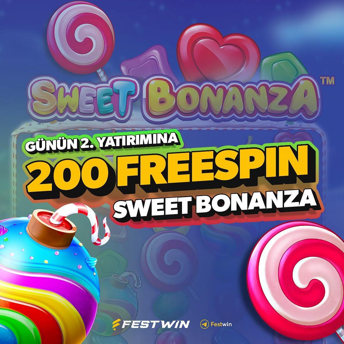 😋 Festwin’de Tatlı Kazanç Fırtınası! 200 Freespin Seni Bekliyor!

🍬 Festwin’de her gün ikinci yatırımınıza özel, Sweet Bonanza’da tam 200 Freespin sizi bekliyor! Kazançlarınızı ikiye katlayın, Sweet Bonanza ile cebinizi doldurun!