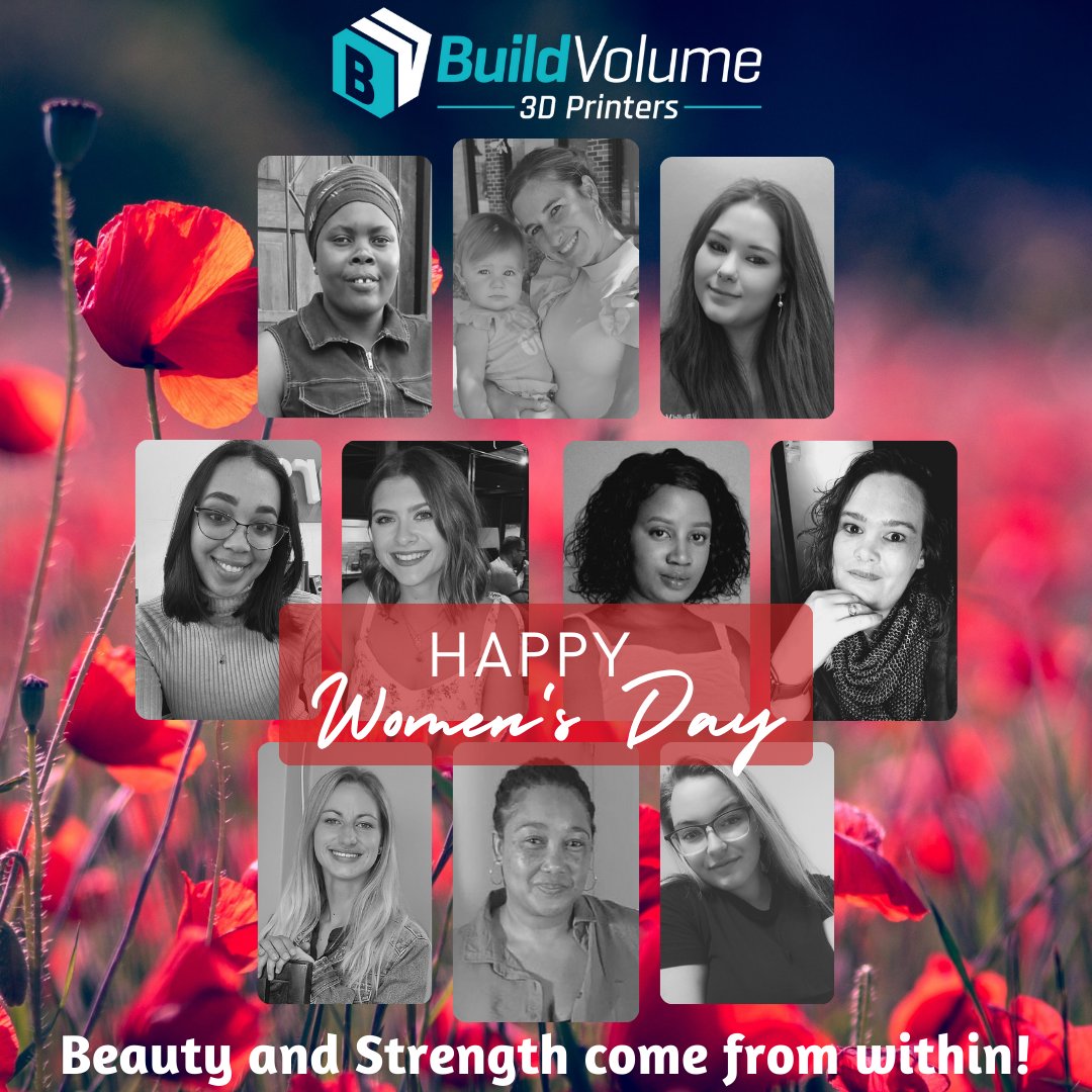 BuildVolume's tweet image. Happy Women's Day from @BuildVolume to all the ladies who make our world a better place!

To our incredible office ladies, you inspire us every day with your talent, dedication, and positive energy. 
We celebrate you today and every day.
#WomensDay #BuildVolume #StrongIsBeautiful