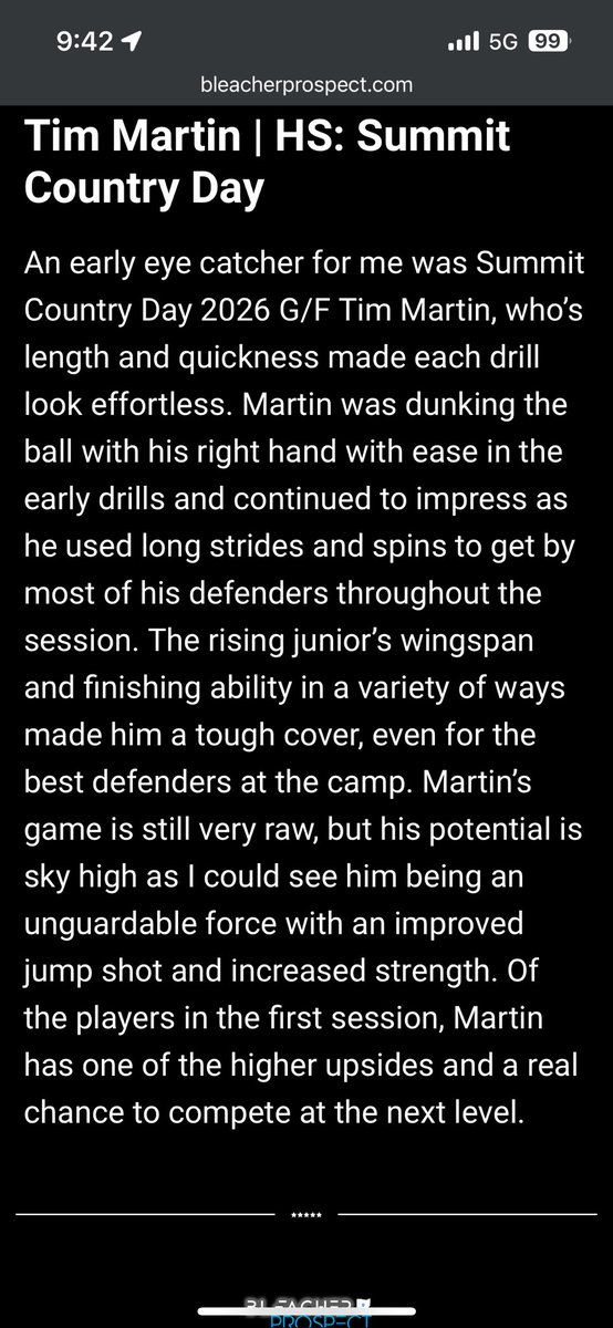 Tim Martin (@tmartin4426) on Twitter photo Thank you <a href="/BleacherProspec/">Bleacher Prospect</a> for the write-up!
<a href="/MiddieDK/">Dustin Kavanaugh</a> <a href="/SCD_Basketball/">Summit Country Day Basketball</a> <a href="/CAPO_iAm/">Kevin Johnson</a> @coachharringt0n Thank you <a href="/BleacherProspec/">Bleacher Prospect</a> for the write-up!
<a href="/MiddieDK/">Dustin Kavanaugh</a> <a href="/SCD_Basketball/">Summit Country Day Basketball</a> <a href="/CAPO_iAm/">Kevin Johnson</a> @coachharringt0n