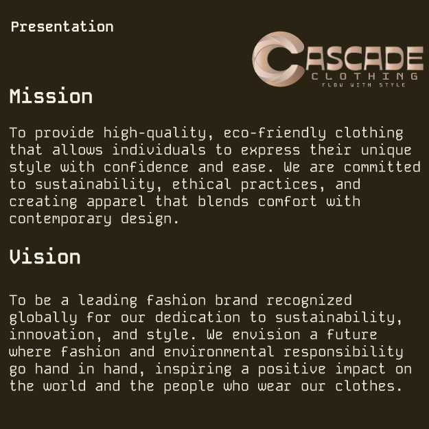 Letter C: Cascade Clothing 
#alphabetikaChallenge