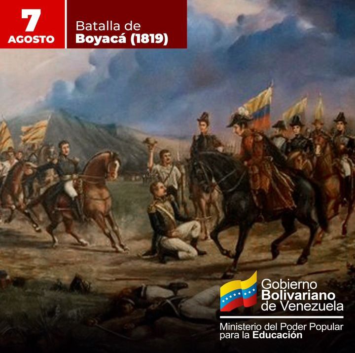 ¡Honor a los héroes!

Conmemoramos los 205 años de esta gesta que marcó el camino hacia nuestra independencia. En esta batalla el ejército libertador venció a la opresión realista española para consolidar la emancipación americana. 

#VenezuelaHaceJusticia
<a href="/NicolasMaduro/">Nicolás Maduro</a>
