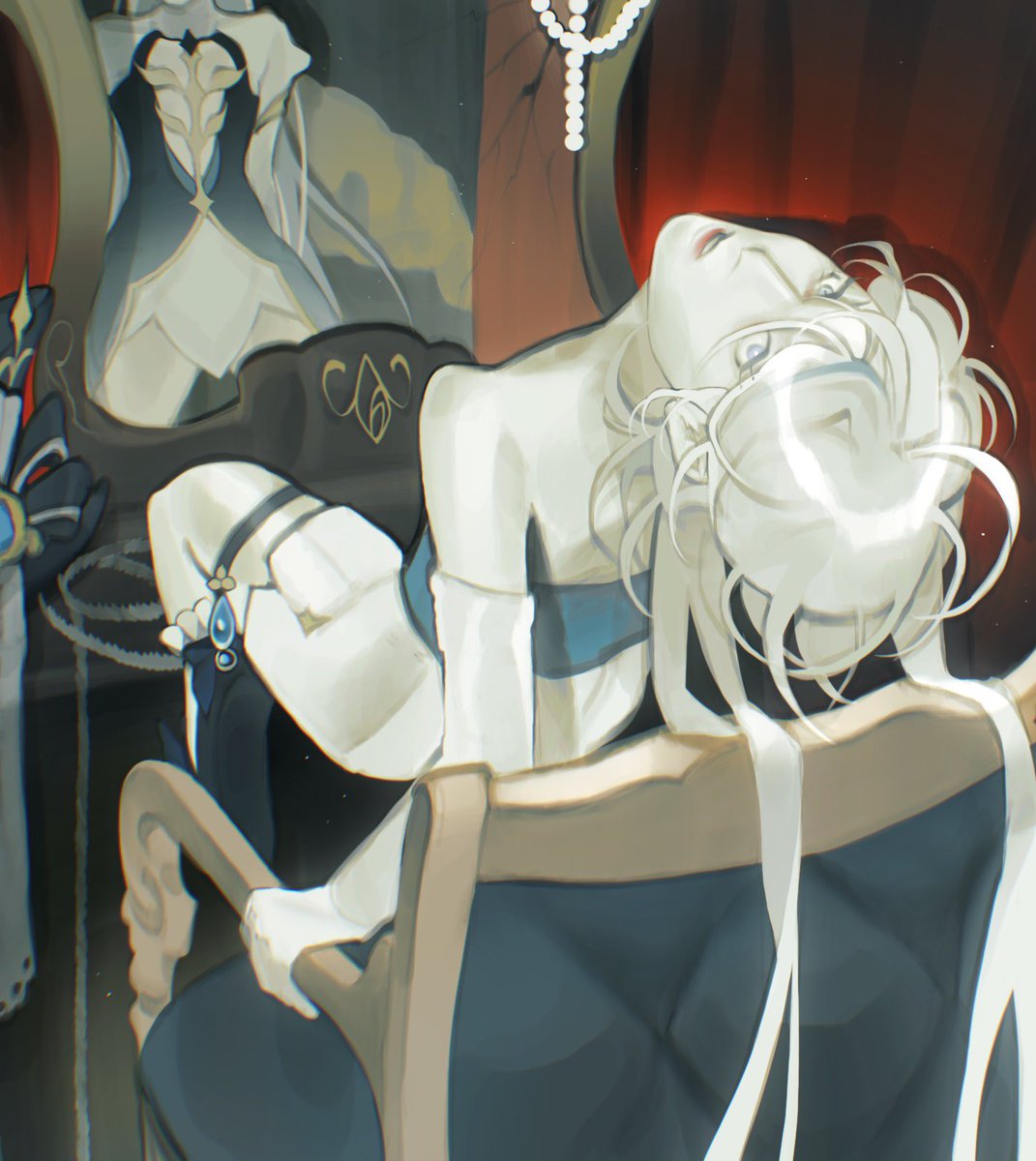 v3gansoup's tweet photo. Mirror-me 

#Furina #Focalors https://t.co/cHTzcTvR7c