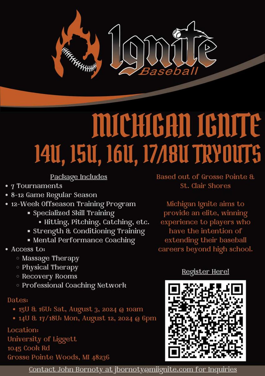 Caleb18Shaw's tweet photo. Who wants to come out? 🔥⚾

#MichiganIgnite #NewTeam #CollegePrep #TravelBall https://t.co/MrKu3J2PgY