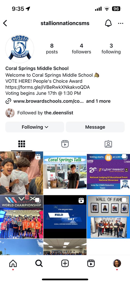 Coral Springs Middle (@csmiddleschool) on Twitter photo Hot off the press🔥Follow us on our NEW Instagram page——> instagram.com/stallionnation… <a href="/MsSlesinski/">Jill Slesinski</a> <a href="/Seema2315/">Seema Naik</a> Hot off the press🔥Follow us on our NEW Instagram page——> instagram.com/stallionnation… <a href="/MsSlesinski/">Jill Slesinski</a> <a href="/Seema2315/">Seema Naik</a>