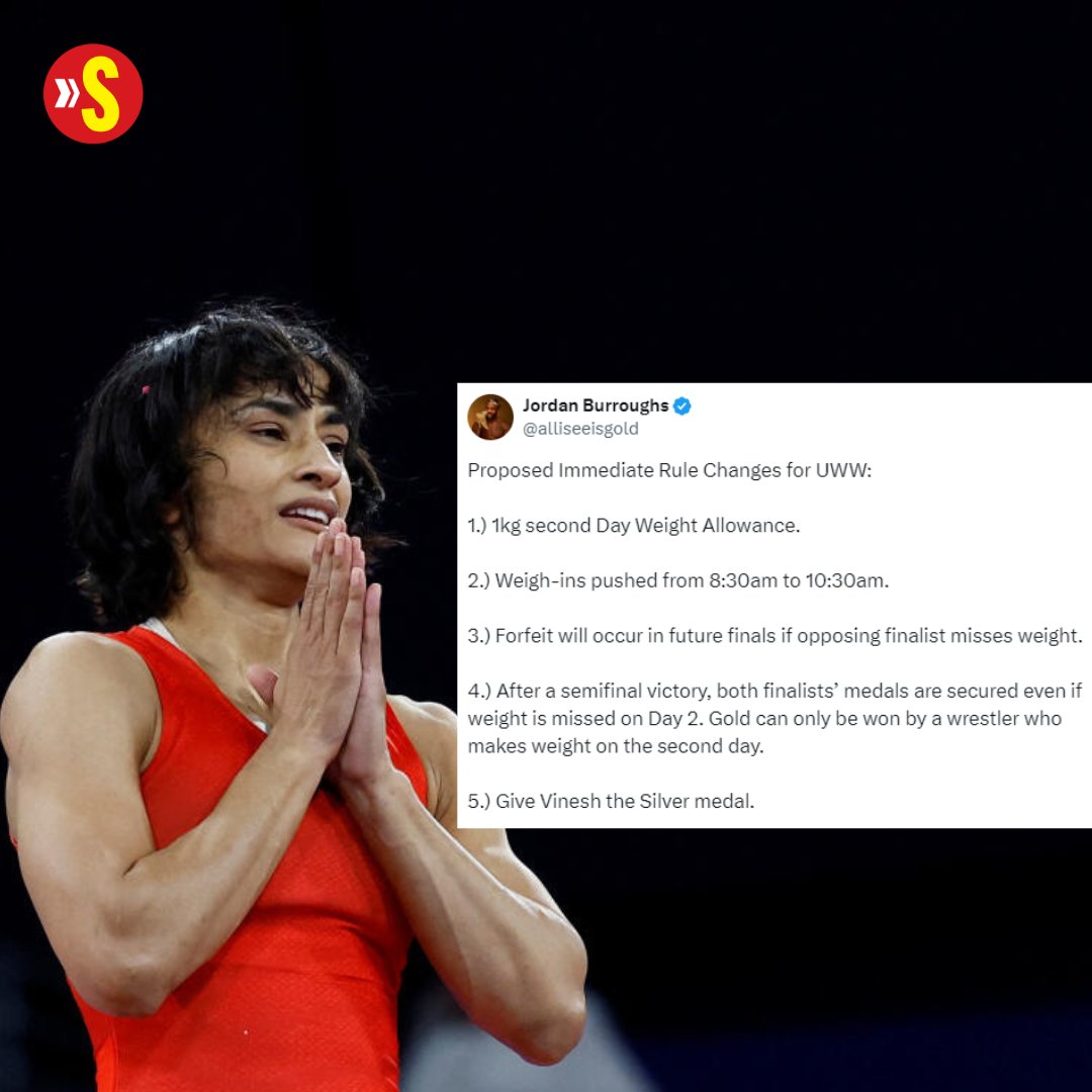 London 2012 wrestling Olympic champion Jordan Burroughs proposes immediate rule changes regarding weigh-ins and advocates Vinesh Phogat to be given a silver medal.

#Paris2024 #Olympics