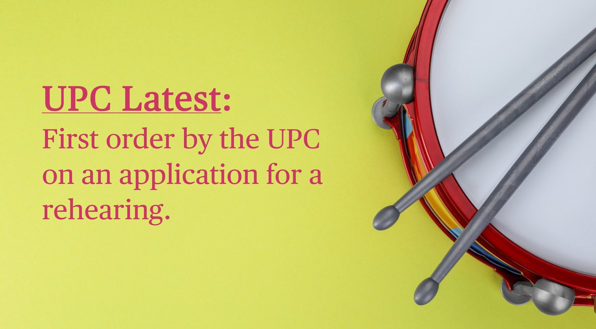 Another UPC first: 10x Genomics lost their appeal in the "NanoString/10x Genomics" case and applied for a rehearing under Art. 81(1) UPCA. The request was dismissed as inadmissible. We represented NanoString: linkedin.com/posts/bird-bir…  #UPC #UnifiedPatentCourt #Patentlitigation