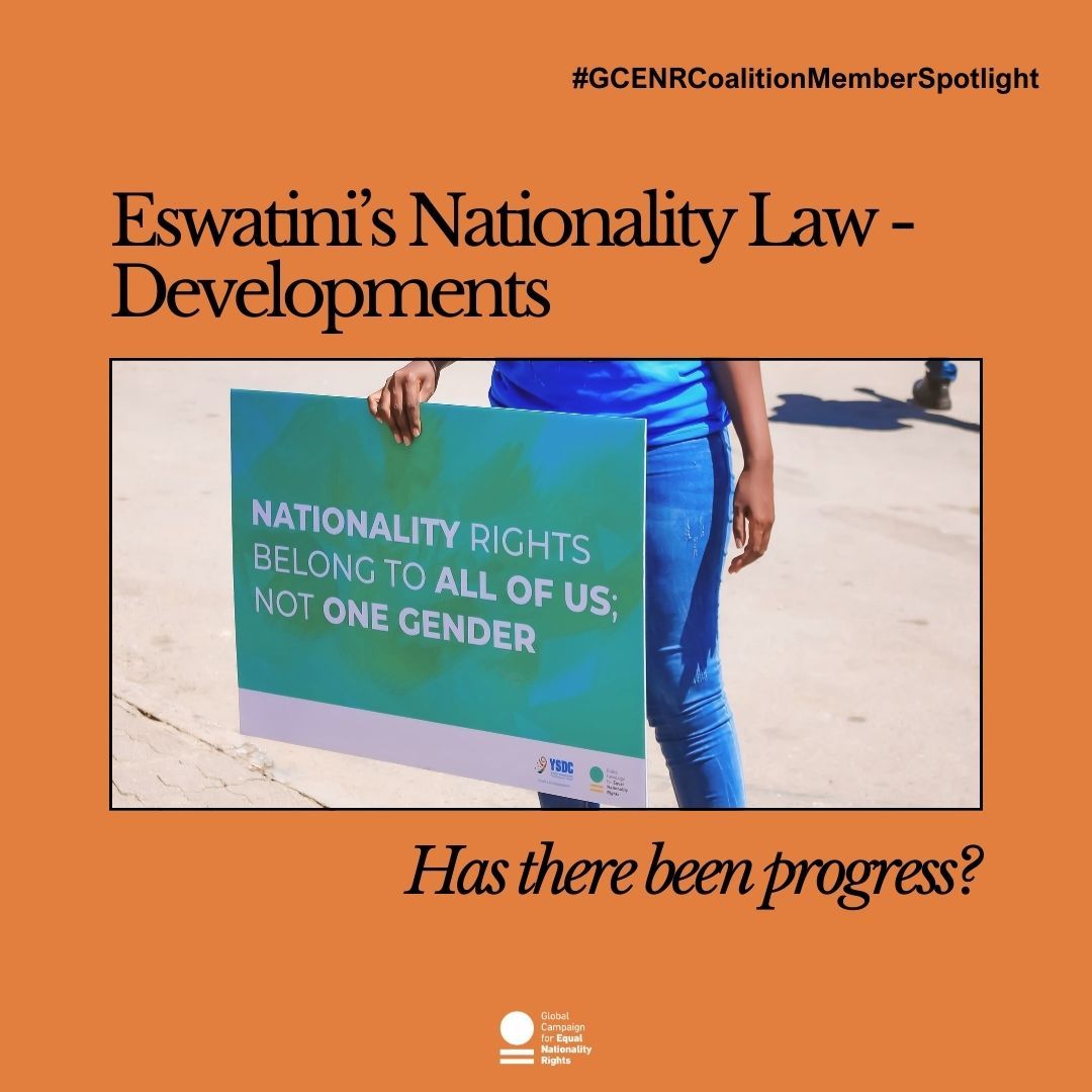 EQL_Nationality's tweet image. The Developments in #Eswatini's Nationality Law: Has There Been Progress? 📈 

Despite the adoption of a national action plan to address #statelessness and #genderdiscrimination in #nationalitylaws in 2019, Eswatini has faced hurdles in implementation. @YSDCEswatini