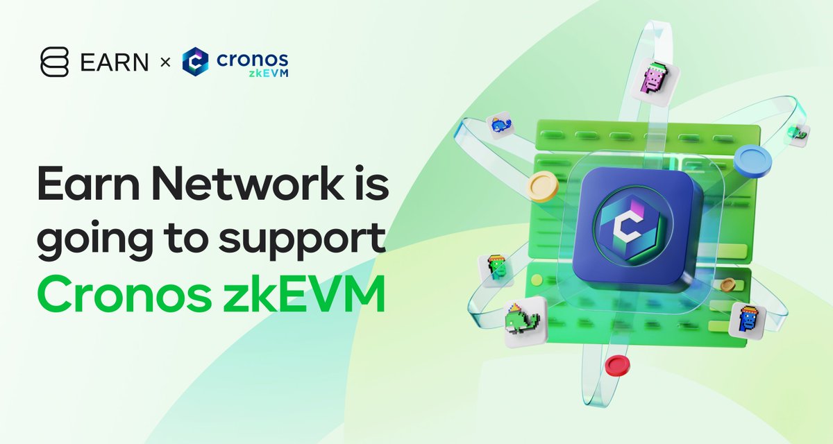 News1Lead's tweet photo. 🚀 @cronosapp has introduced @ItsEarnNetwork as a Launch Partner for the new #Cronos zkEVM.
🟢 #Crofam projects can utilize #EarnNetwork tools to develop staking pools, where communities can earn returns by supporting their favored assets.
🔽 VISIT
https://t.co/phw2k7C1I4 https://t.co/oPXKr2lppk