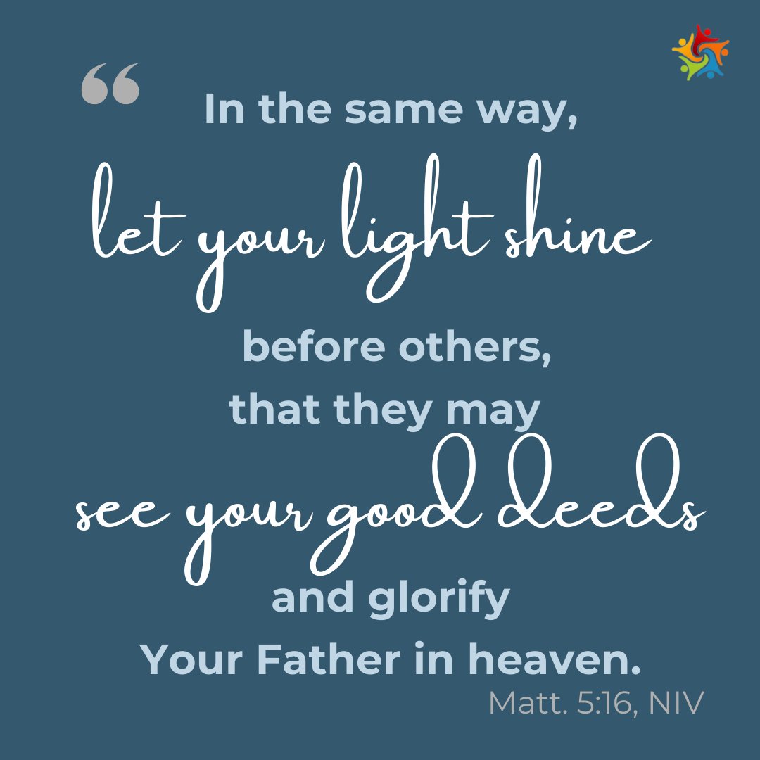 MissionfestMB's tweet photo. In the same way, let your light shine before others, that they may see your good deeds and glorify your Father in heaven.

Matthew 5:16

#missionfestmanitoba https://t.co/0otOcdhQE2