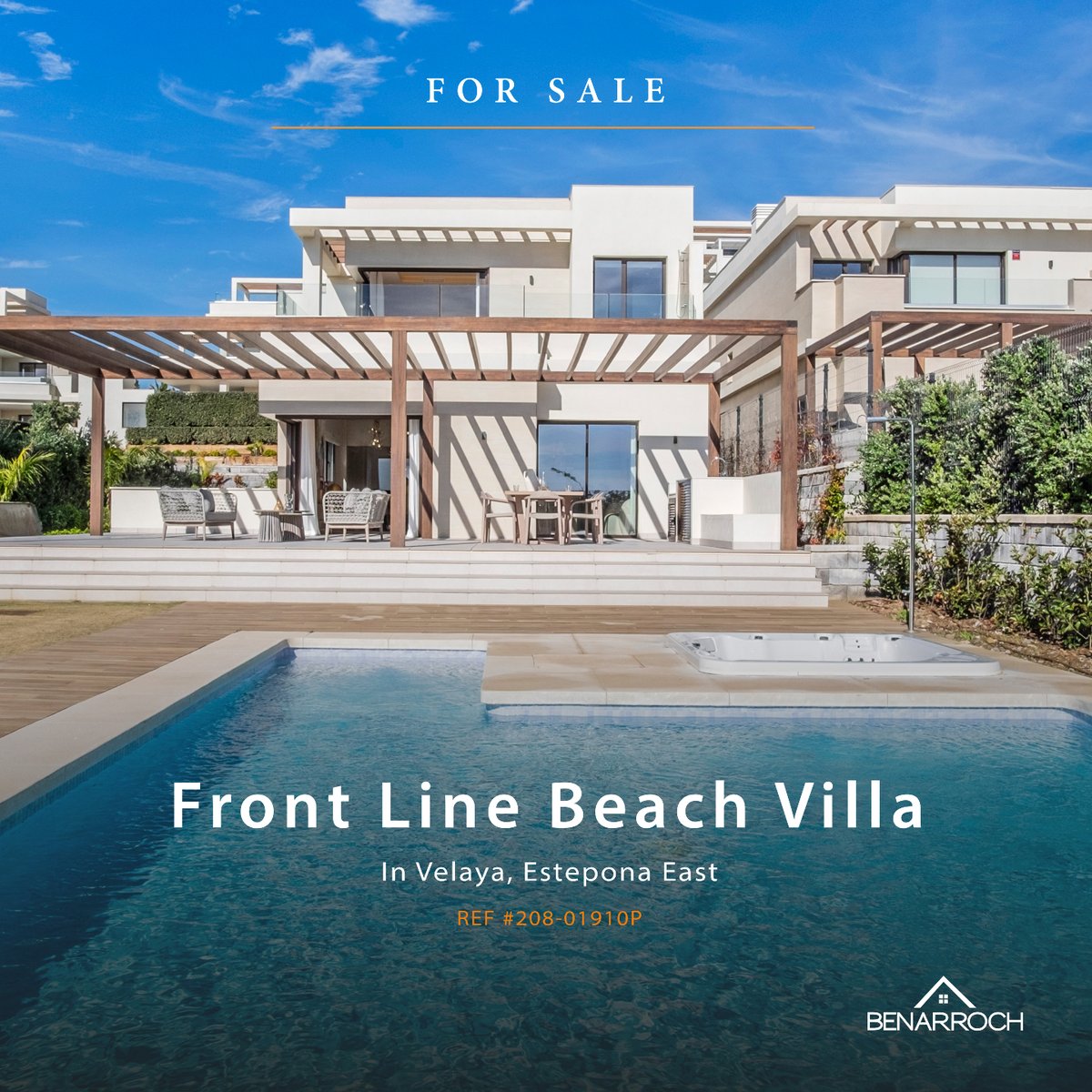 Benarrochestate's tweet photo. One step from your home to the beach 🏝️

Front line beach villa in Velaya, Estepona 🏡

Take a look at our website: https://t.co/NwkJohNuKQ

More info?
Write to us 
Ref. #208-01910P

#marbellalifestyle #marbellarealestate #forsale #benarroch https://t.co/ZF26YmzEbx
