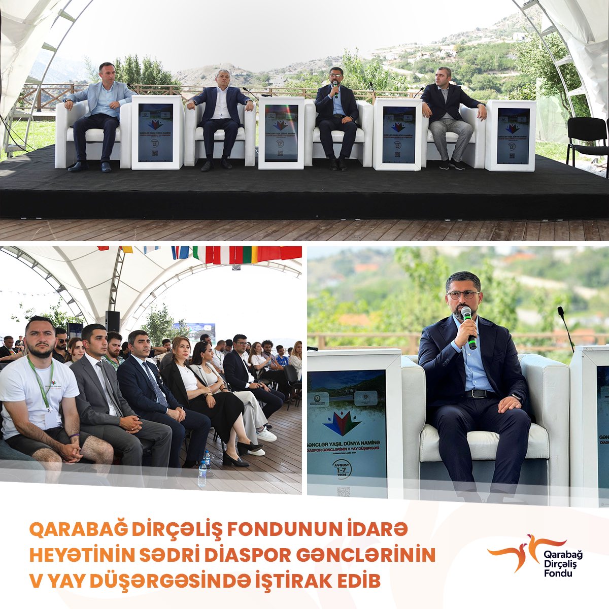 Qarabağ Dirçəliş Fondunun İdarə Heyətinin sədri Diaspor Gənclərinin V Yay Düşərgəsində iştirak edib

Daha ətraflı burada: qdf.gov.az/media-merkezi/…

#QDF #Azerbaijan #Qarabag #QarabagDircelisFondu