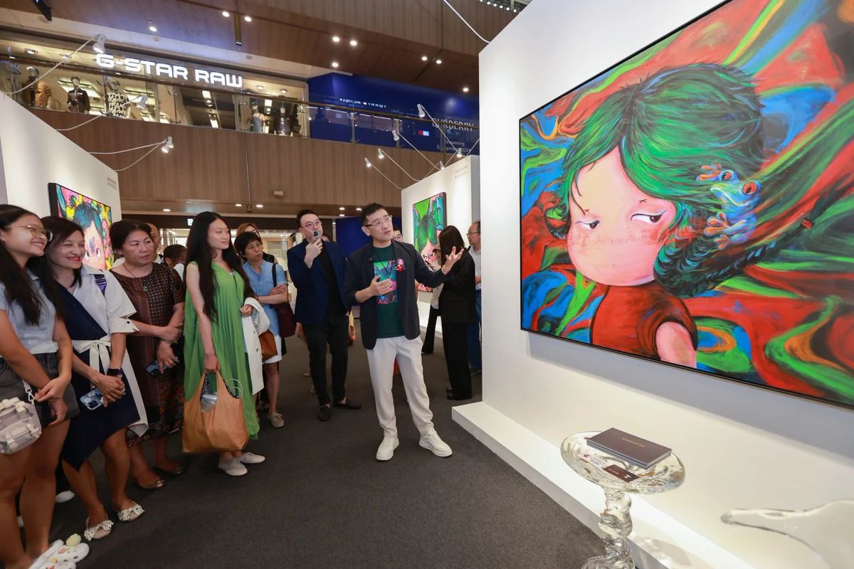 DengZemao's tweet photo. Jia Wei KK "Like Flowers in the Wild" Singapore's first exhibition grand opening
https://t.co/mlqthj3B02 https://t.co/6EJewmypvF