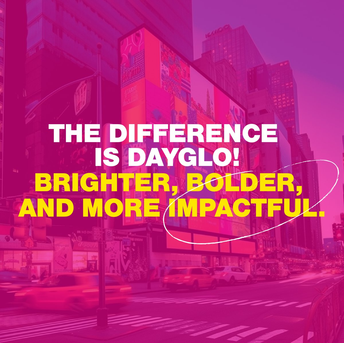 How do you measure the DayGlo difference? 🌟

Our study compared fluorescent vs. non-fluorescent colors using a simulated drive through NYC and NJ. 

Swipe to see the results! ➡️

#DayGlo #FluorescentColors #Advertising #NYC #Innovation #MarketingResearch