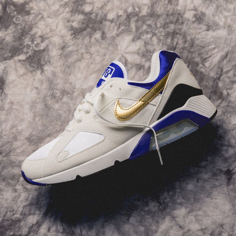 SneakerShouts's tweet photo. LIVE via Xhibition 
Nike Air 180 "Concord" 

BUY HERE: https://t.co/BdFaE0W2AX https://t.co/KqaEJtiWwV