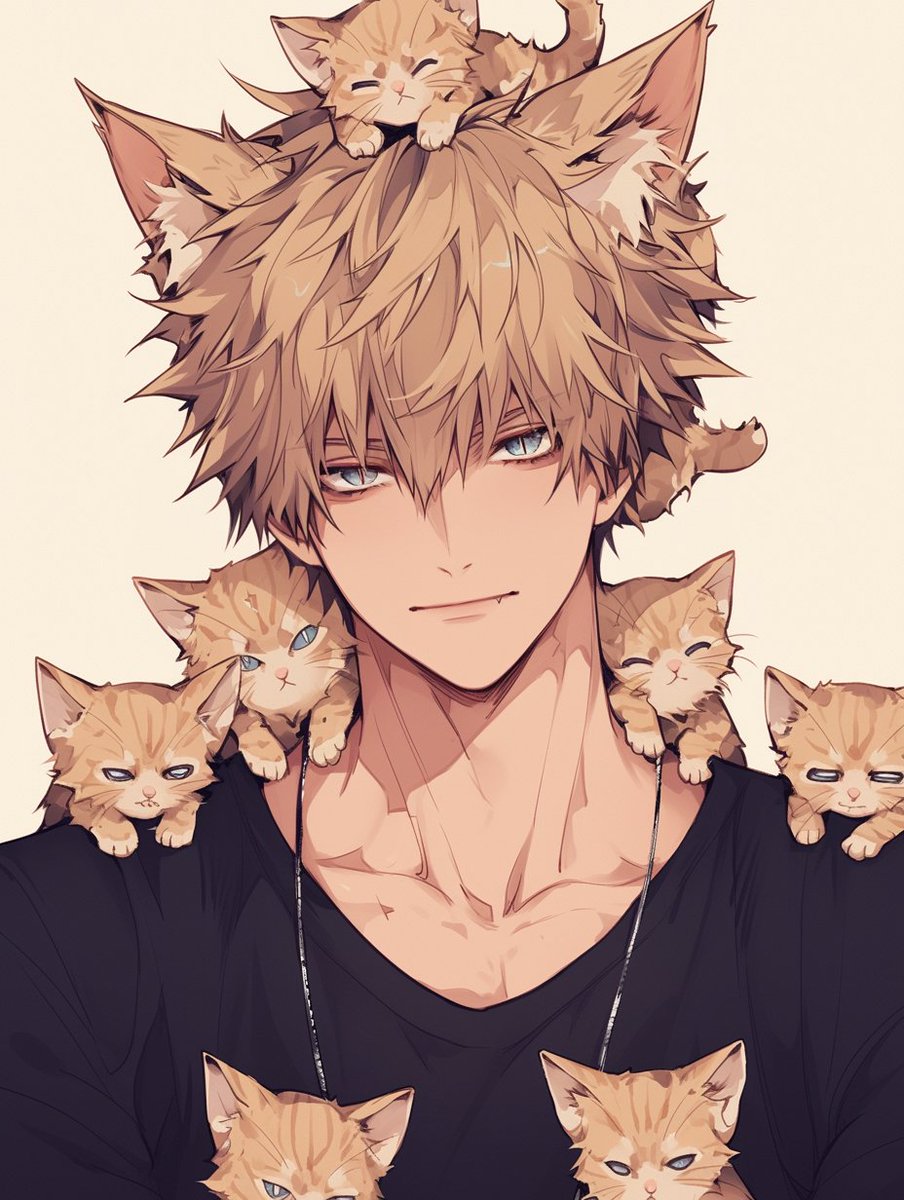 TSedna9's tweet photo. #AIイケメン部 GM！
世界猫の日ということで今日は猫多めです。 https://t.co/tEGx9gSPry
