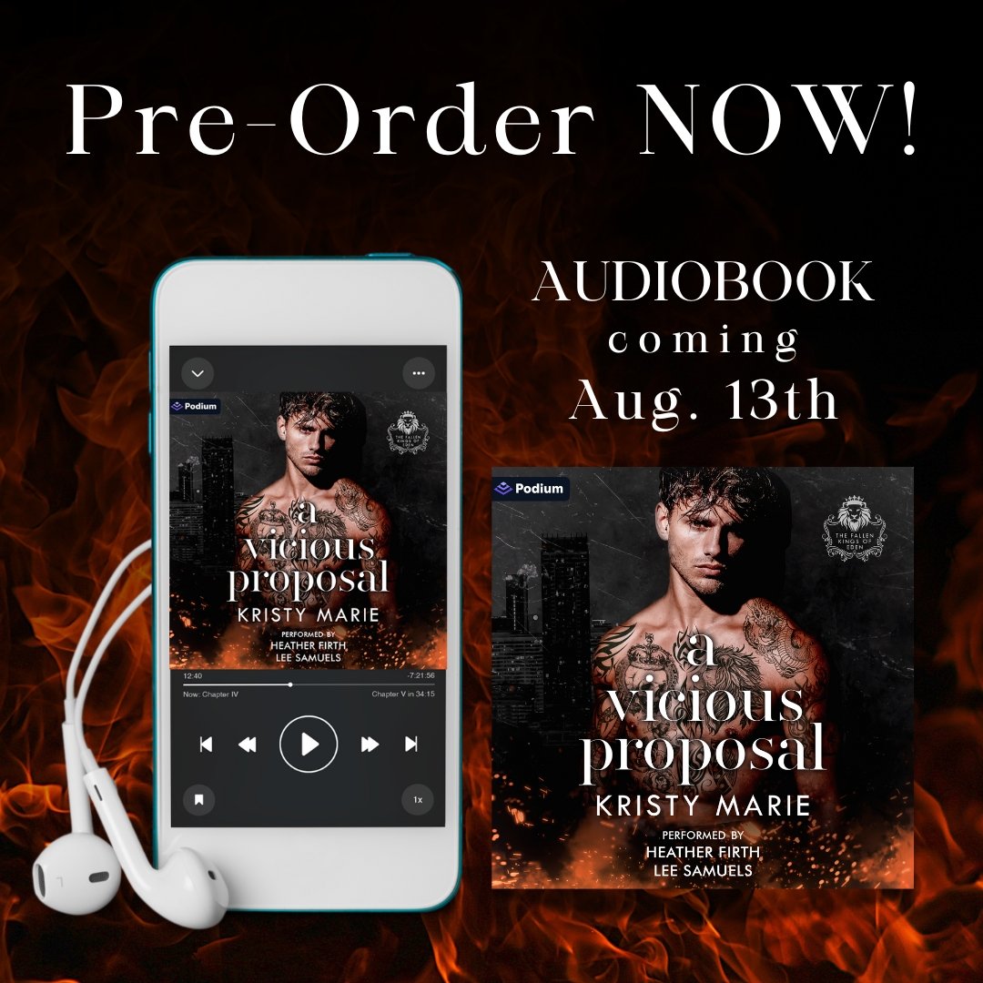 addict_sc's tweet photo. 🔥 Attention, Audiobook Fans! 🔥

A VICIOUS PROPOSAL, a steamy, forced marriage romance from @authorkristym is coming in audio on 8/13! 

Pre-Order→ 
https://t.co/4G2UL0NDc5

🔥Morally Grey Hero
🔥Snarky Heroine
🔥Witty Banter
🔥Found Family
🔥My Wife 
🔥Touch Her and Die https://t.co/b9Y9QXONGK