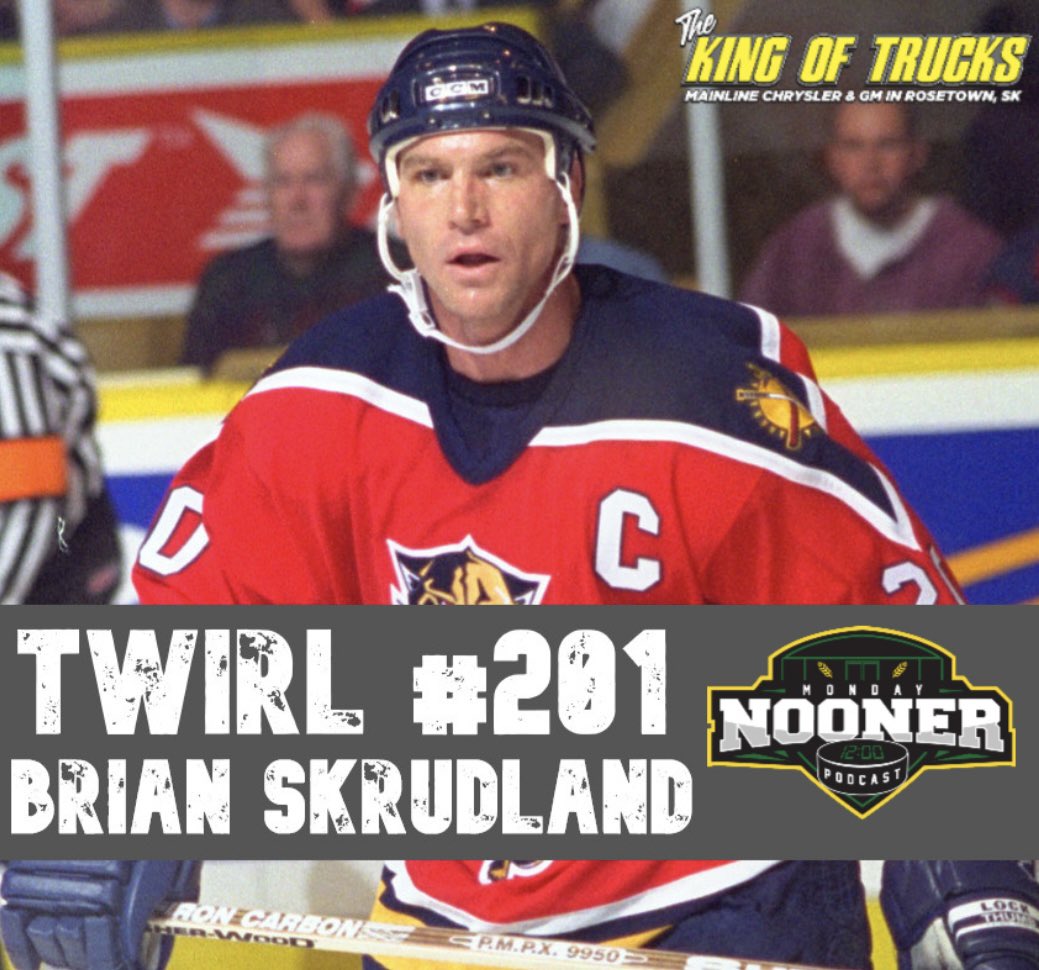 🚨Twirl #201 ft Brian Skrudland🚨

- Growing up in Saskatoon 🌾 
- Playing for <a href="/saskcontacts/">Saskatoon Contacts</a> &amp; <a href="/BladesHockey/">Saskatoon Blades</a>
- 2x <a href="/StanleyCup/">The Stanley Cup</a> Champion 
- First ever <a href="/FlaPanthers/">Florida Panthers</a> Captain
- Great Storyteller!

LISTEN: podcasts.apple.com/ca/podcast/mon…