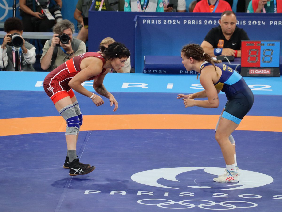 OfficialCOV's tweet photo. Lucha libre femenina.

La venezolana Betzabeth Arguello en los 53kg cayó en octavos de final ante la suiza Emma Malmgrem 5-3.

De esta forma se depile de la cita olímpica parisina. https://t.co/1JZHhhNrNW