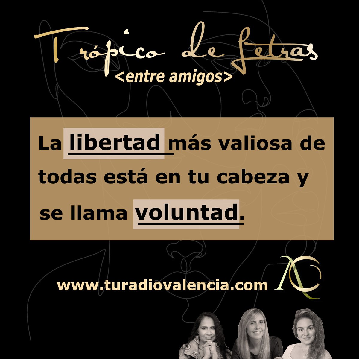 En #TropicoDeLetras amamos la #libertad, por este motivo te deseamos de todo 🫶 que tus ganas sean siempre más grandes que tus excusas 🙌✨

¿Qué opinas sobre esta frase?

En breve te contaremos sobre los invitados de nuestro próximo programa 😃👏🤗