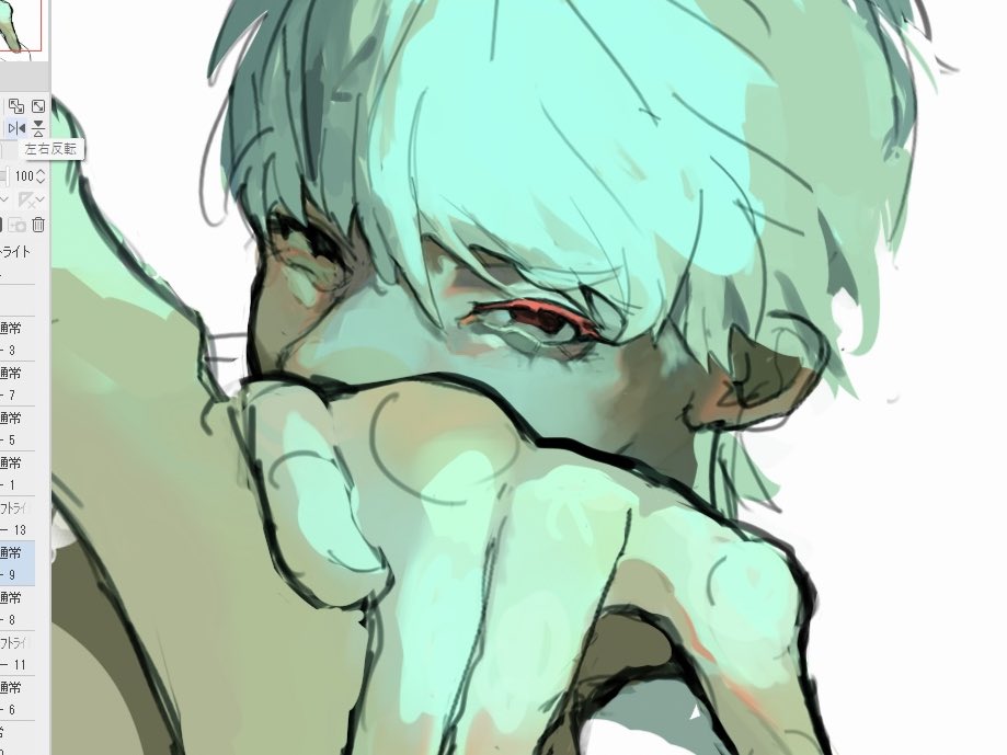 描きたいところだけ描いたら満足しちゃった