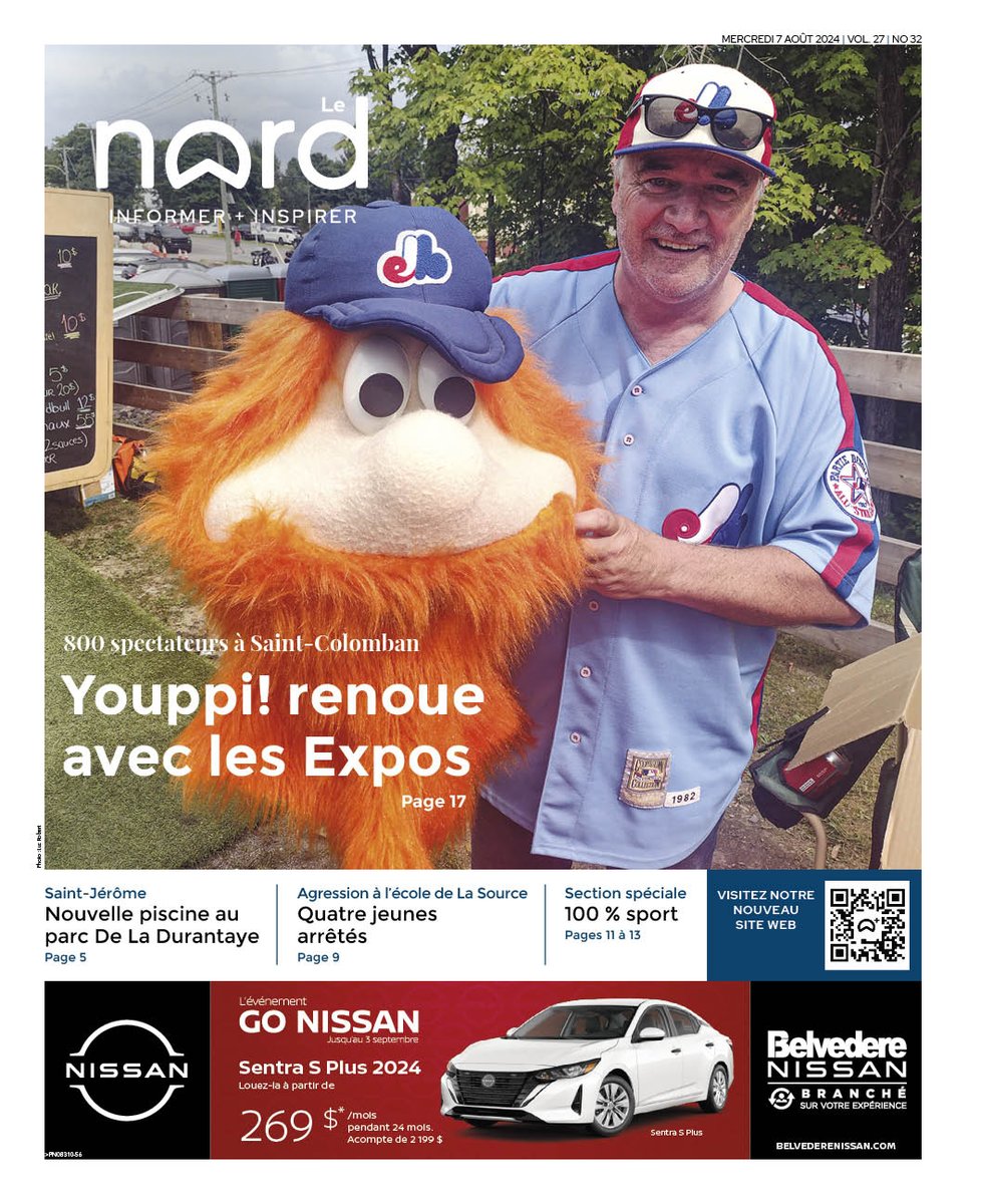 Les éditions du 7 août des journaux Accès et Le Nord sont maintenant en ligne !

Lisez les éditions numériques ici :
🗞 Accès :  online.fliphtml5.com/qfkng/wfkf/
🗞 Le Nord : online.fliphtml5.com/qfkng/crfv/

Bonne lecture !