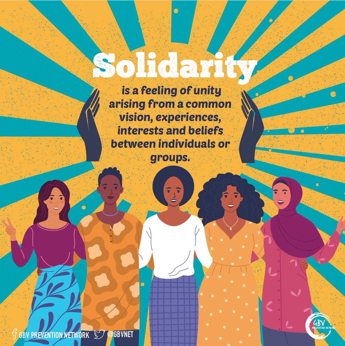 GBVnet's tweet photo. 📢What does solidarity mean to you?

📢How do you show it to your communities, colleagues and allies?

📢Who do you show solidarity to?

#Feminist
#Activist
#EndGBV
#VAWGprevention https://t.co/WM8JTMC6fD