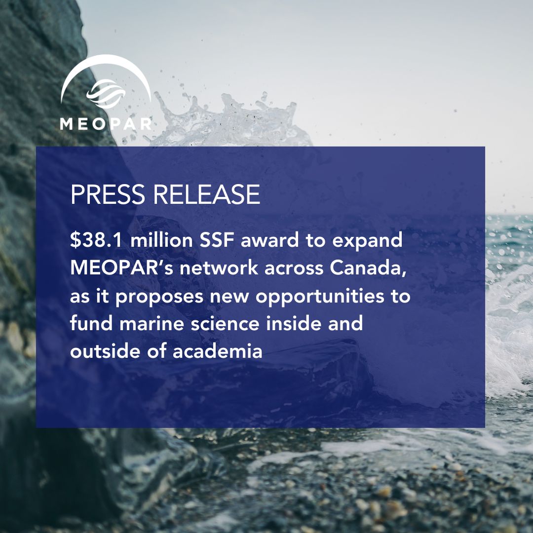 MEOPAR 🌊 (@meopar_network) on Twitter photo $38.1 million #SSFaward to expand MEOPAR’s network, as it proposes new opportunities to fund marine science inside & outside of academia <a href="/DalhousieU/">Dalhousie University</a> @UQAR bit.ly/3YAbxuY $38.1 million #SSFaward to expand MEOPAR’s network, as it proposes new opportunities to fund marine science inside & outside of academia <a href="/DalhousieU/">Dalhousie University</a> @UQAR bit.ly/3YAbxuY