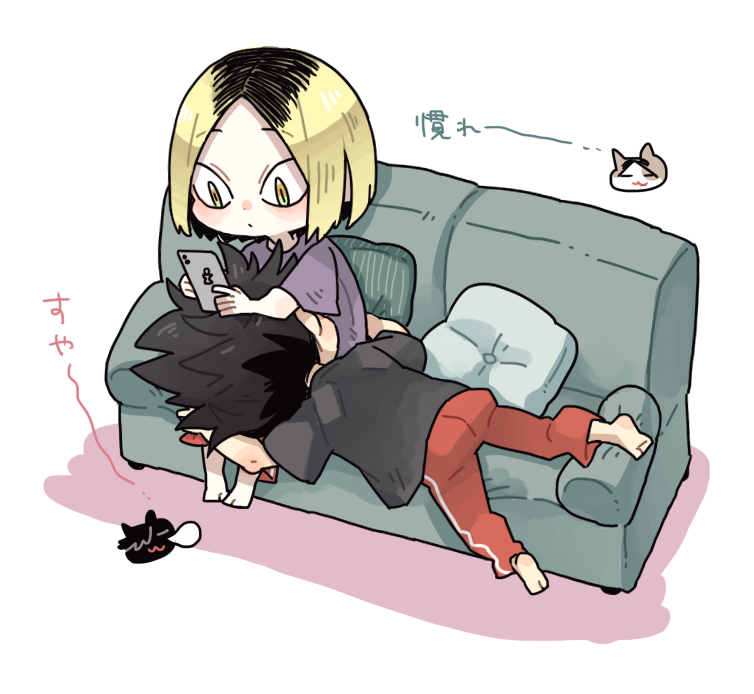 himo_p's tweet photo. 🐈‍⬛🐈寝落ちすることもある　/黒研 https://t.co/AAS44ZQ3O9