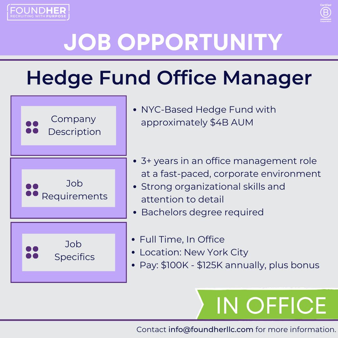 foundherllc's tweet photo. New job opportunity!#jobopportunity
#foundherllc
#findanewjob
#jobhunt https://t.co/X2nsNC5O0C