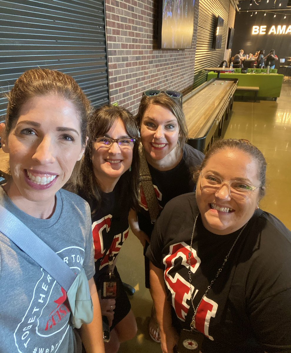 ELA rock stars repping at <a href="/GCISD/">Grapevine-Colleyville ISD</a> Convocation!