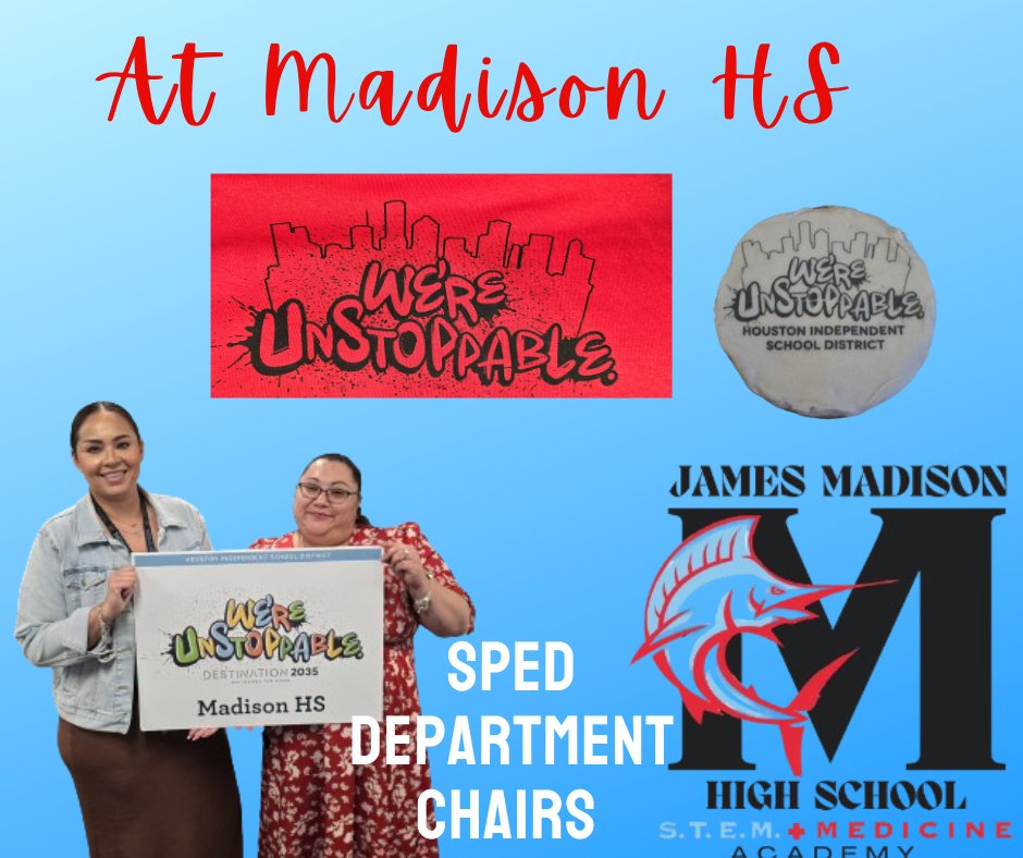 So proud to join the #SuperSouth at <a href="/MadisonHS_/">James Madison High School</a> this year. We have an AMAZING SPED team and we are taking Madison to to top of the South. <a href="/HISDSPED/">HISD-OSES</a> @TeamHISD
