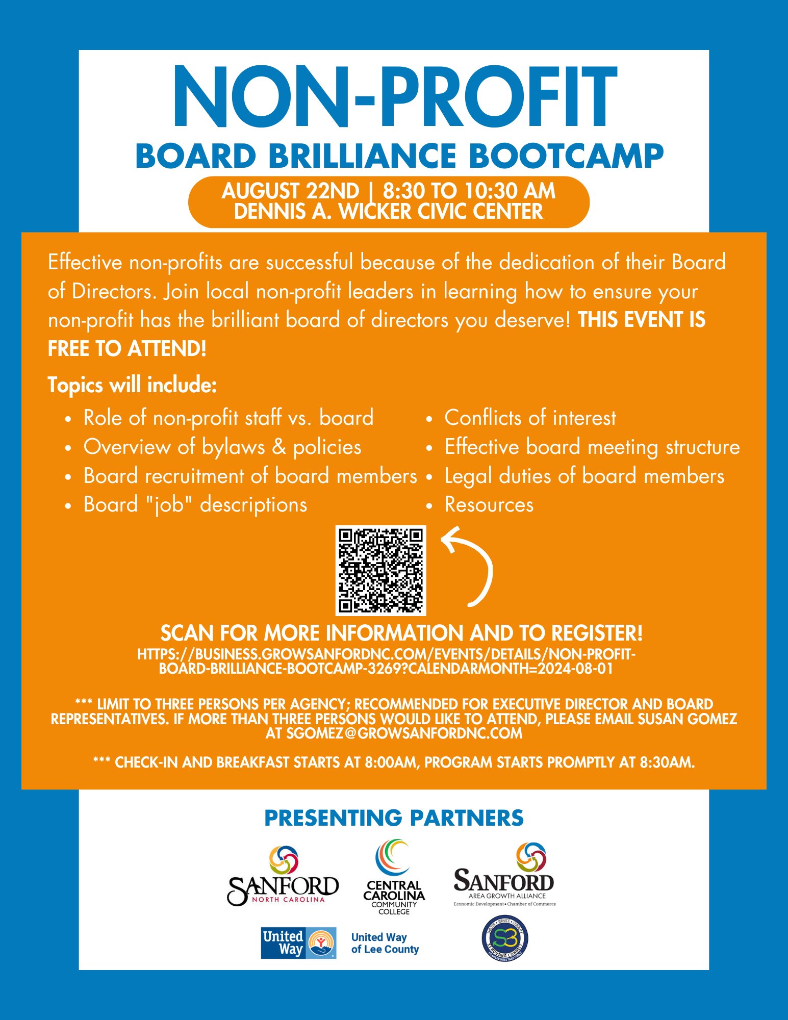 CCCC on X: &ldquo;The Non-Profit Board Brilliance Bootcamp will be held 