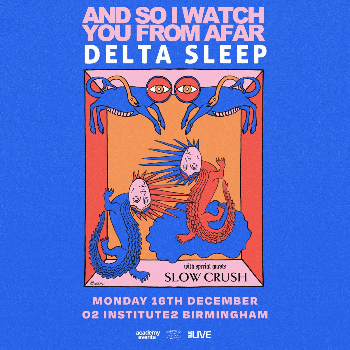 academyevents's tweet photo. Northern Ireland’s post-rock quartet, @ASIWYFA_BAND, play raw, charging, experimental music that is hard to define. 🎸

Catch them at @O2InstituteBham on Mon 16 Dec.
Joined by @deltasleep and @slowcrushband 🤟

🎟️ https://t.co/6FwCXmZTIL #ASIWYFA #DeltaSleep #SlowCrush https://t.co/UjlXKM4s9h