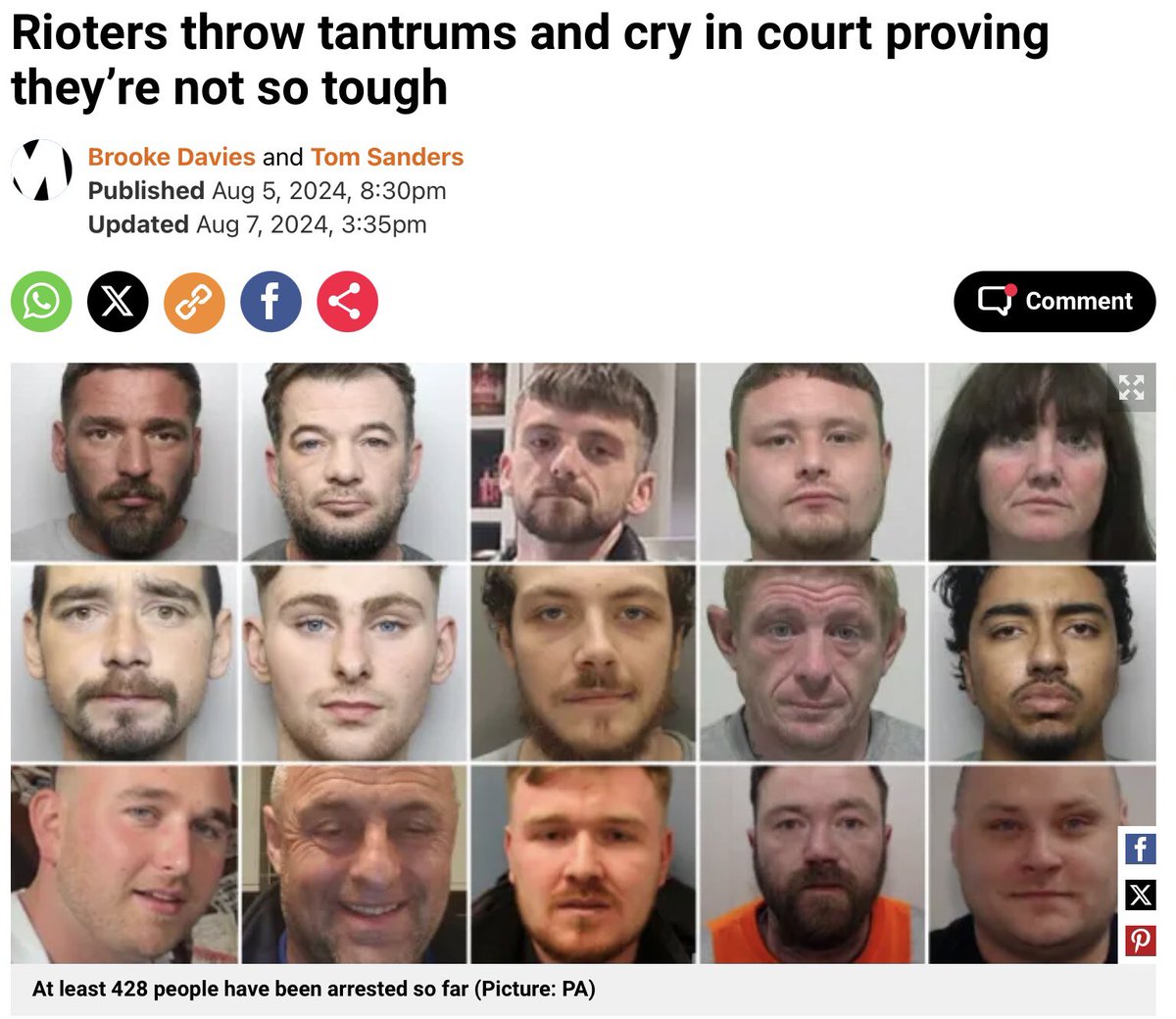 Iancoll94354676's tweet photo. Please retweet, more weeping vermin in court.

https://t.co/yhuuTGk0Nq https://t.co/VMOwlY2dP0