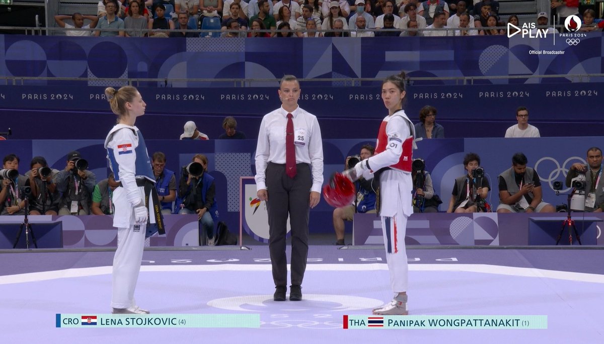 _wawao's tweet photo. มง 2 มาแน่ น้องเทนนิสเข้ารอบชิงงงงงง
#โอลิมปิกเกมส์
#เทควันโด
#Taekwondo
#TeamThai https://t.co/LNidW6g642
