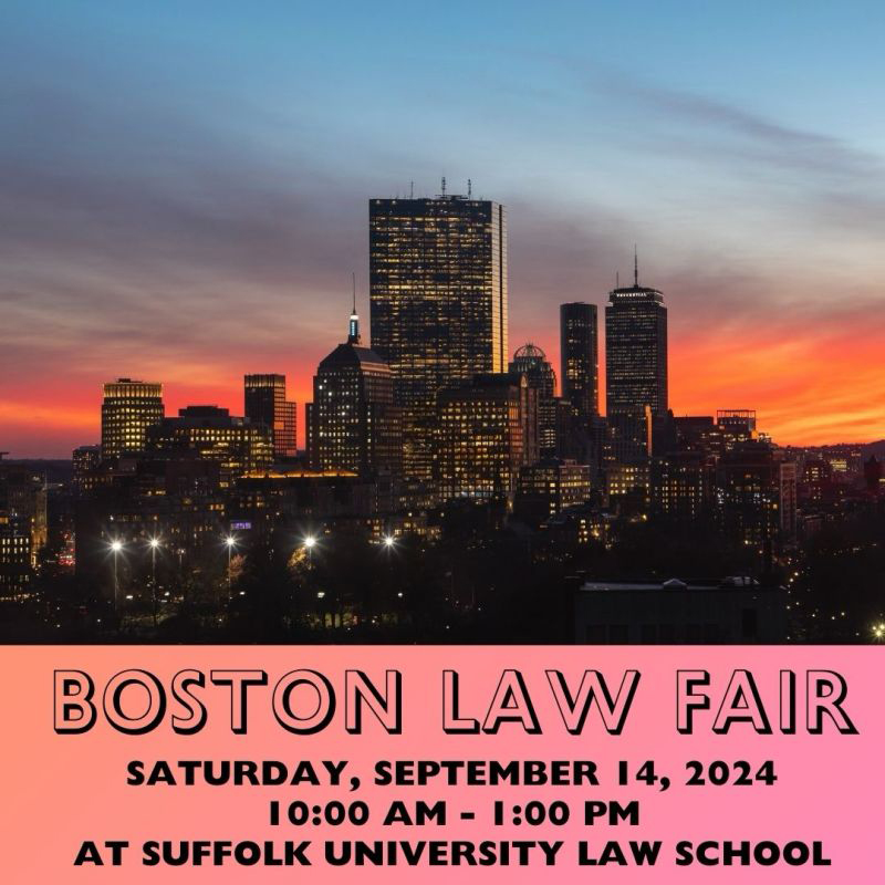 Register for the 2024 Boston Law Fair, the largest in-person law fair scheduled in fall 2024 here in Boston! Sept 14 <a href="/Suffolk_Law/">Suffolk University Law School</a>. Meet with admission officers from 50+ law schools from across the country, reps from LSAC, AccessLex, and more
lnkd.in/e63wa6Ac