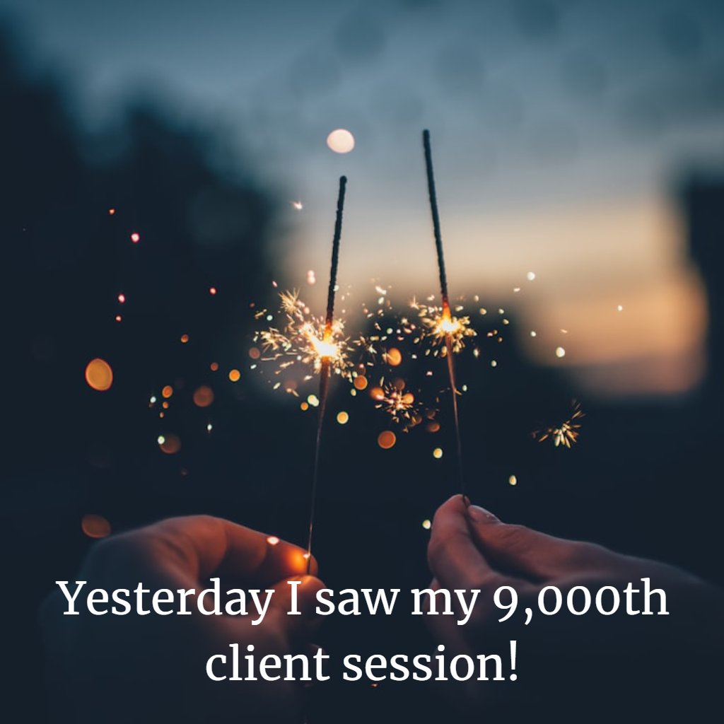 It's a privilege to help so many people &amp; help make the world a better place step by step.
That I get to support my family with this is great.
The road is hard for many therapists but you can make a difference, support your family, and live a life that matters in doing that too!