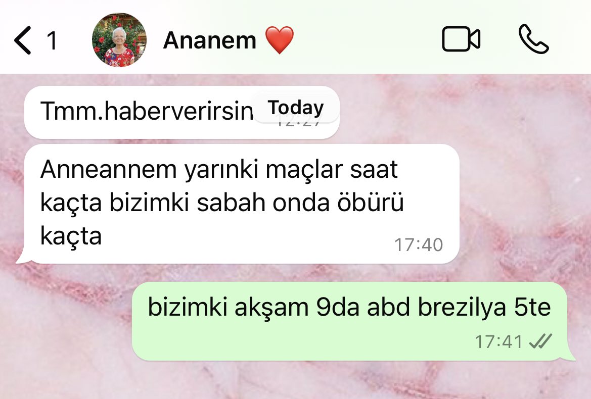 hiç sorgulamadan bizimki sabah 10da demesi.. cok sükür bu sefer sabahın körü degil be anneannem