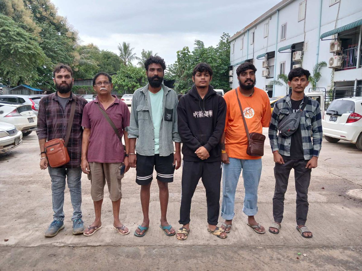 India in Myanmar (@indiainmyanmar) on Twitter photo 6 more Indian nationals, who had fallen victim to scam centres in Myawaddy area, were rescued today. Continued support of Myanmar authorities and local assistance, remains critical. 29 Indians have been rescued since 6 July 2024. Their repatriation process is underway.
<a href="/MEAIndia/">Randhir Jaiswal</a> 6 more Indian nationals, who had fallen victim to scam centres in Myawaddy area, were rescued today. Continued support of Myanmar authorities and local assistance, remains critical. 29 Indians have been rescued since 6 July 2024. Their repatriation process is underway.
<a href="/MEAIndia/">Randhir Jaiswal</a>