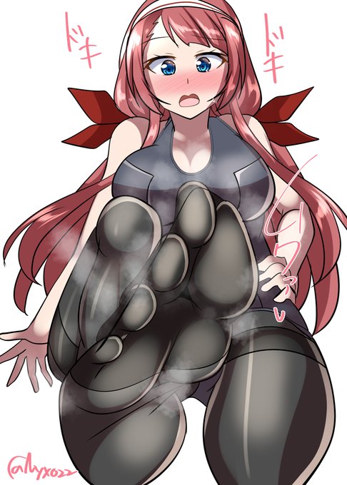 「んだよ…あんまり嗅ぐなって……///」    スク水黒タイツまろーんちゃん(ˇωˇ)     連続1615日目     #艦これ版真剣お絵描き60分一本勝負_20240807 #艦これ版深夜の真剣お絵描き60分一本勝負 #めび環んどろ #10000日チャレンジ #江風 